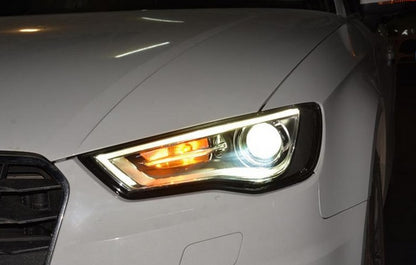 Audi a3 8v 2012-2016 fari anteriori h7 lenticolari AUTOELEGANCERICAMBI