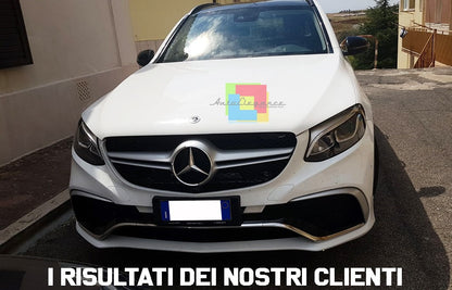 MERCEDES GLC X253 C253 SUV COUPE 2015- FRONT BUMPER AMG LOOK IN ABS