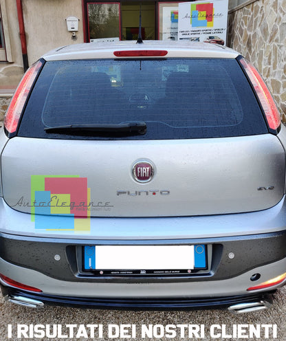 FIAT PUNTO / PUNTO EVO UNDER BUMPER DIFFUSER DIFFUSER OVAL TIP ABS