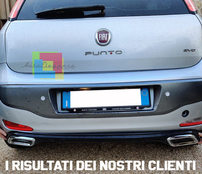 FIAT PUNTO / PUNTO EVO UNDER BUMPER DIFFUSER DIFFUSER OVAL TIP ABS