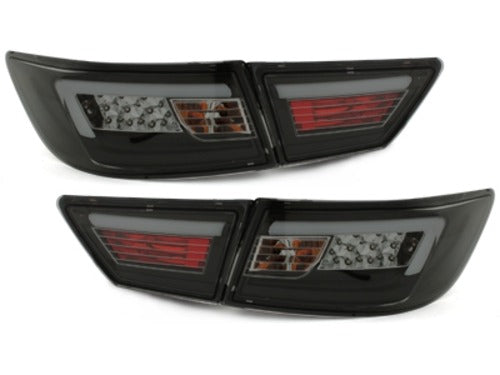 RENAULT CLIO IV 2012-2016 PAIR OF REAR LIGHTS LED LIGHTBAR FULL LED BLACK