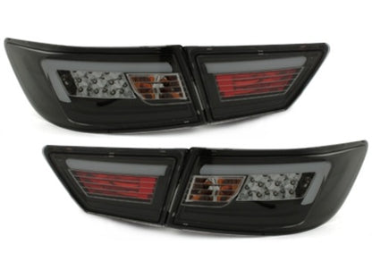 RENAULT CLIO IV 2012-2016 PAIR OF REAR LIGHTS LED LIGHTBAR FULL LED BLACK