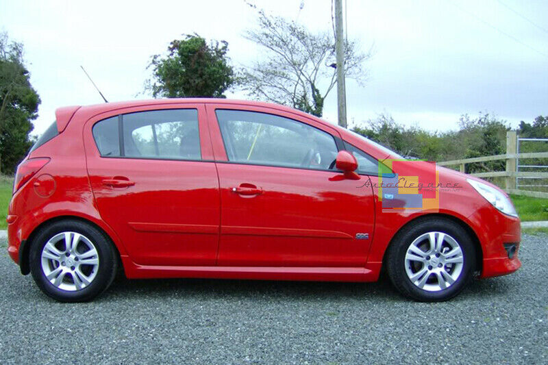 OPEL CORSA D 2006-2014 5 PORTE MINIGONNE LATERALI LOOK OPC SOTTO PORTA
