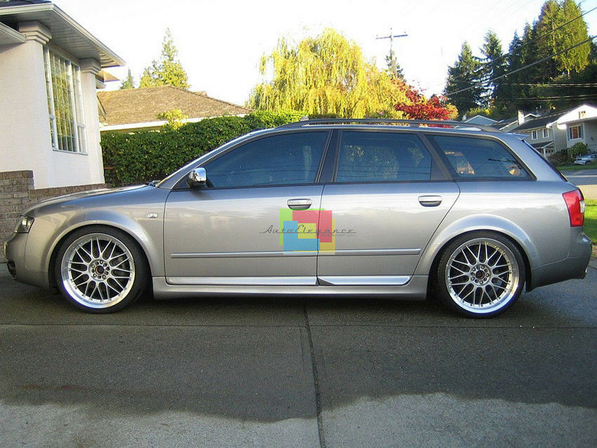 SET MODANATURE LATERALI PER AUDI A4 B7 B6 2000-2007 AVANT + BERLINA MINIGONNE -.