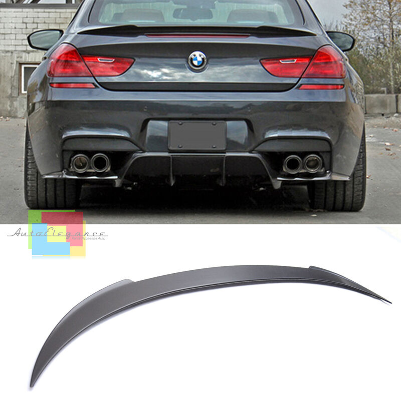 BMW SERIE 6 F13 CABRIO SPOILER POSTERIORE SUL COFANO IN ABS - LOOK M6 .-. AUTOELEGANCERICAMBI