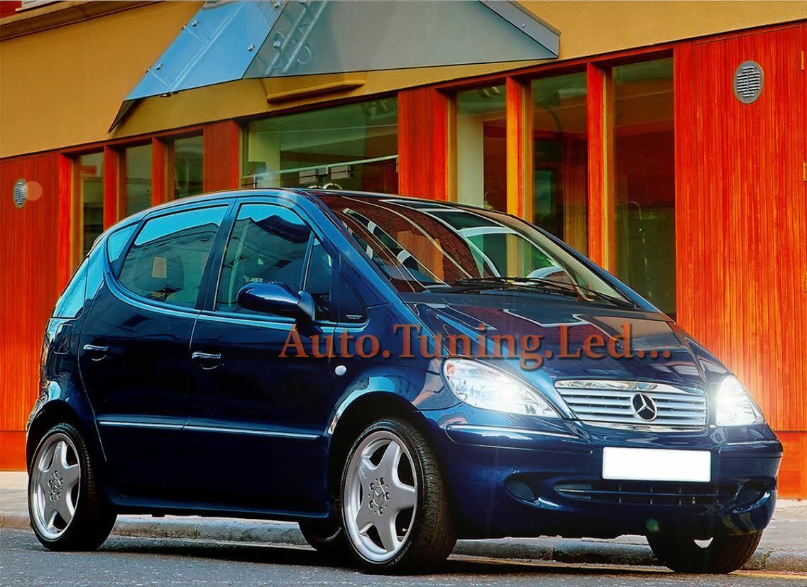 MERCEDES W168 CLASSEA COPPIA LAMPADE H7 BLUE XENON BIANCO ANABBAGLIANTE 55W 12V