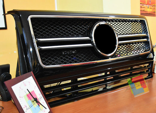 FRONT GRILLE Mercedes W463 G-Class 1990-2012 DESIGN G65 BLACK EDITION AMG