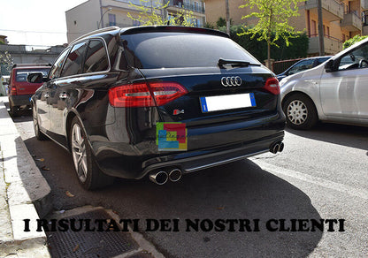 SPOILER SOTTO PARAURTI AUDI A4 B8 8K 2007-2012 DIFFUSORE POSTERIORE S4
