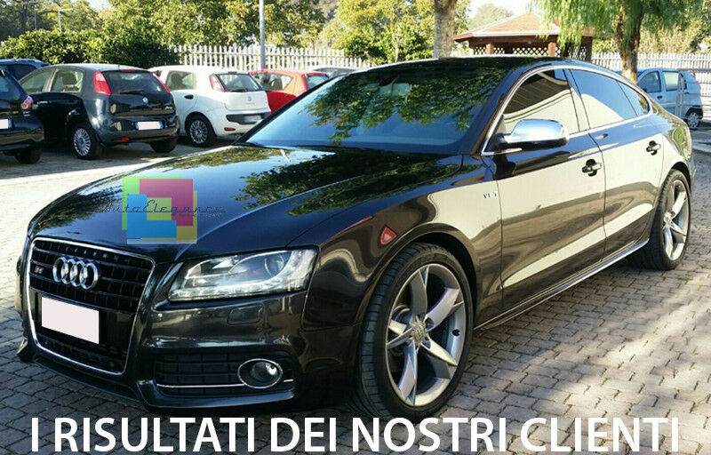 COPERTURE SATINATE SPECCHI - CALOTTE AUDI A5 S5 2010-2015 SPECCHIETTI LOOK SLINE AUTOELEGANCERICAMBI