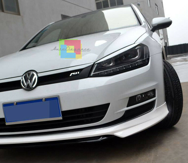 SPOILER ANTERIORE SOTTO PARAURTI SPORTIVO ABT VW GOLF 7 2012 IN POI .-