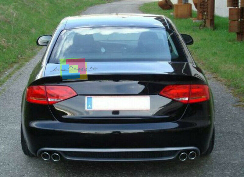AUDI A4 B8 2008-2012 DIFFUSORE DOPPIO SCARICO SOTTO PARAURTI SLINE + TERMINALI AUTOELEGANCERICAMBI