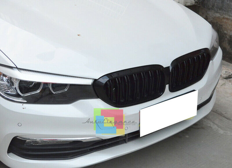 GRIGLIE ANTERIORI DOPPIA FASCIA M MASCHERINE PER BMW SERIE 5 G30 G31 2017+ .-