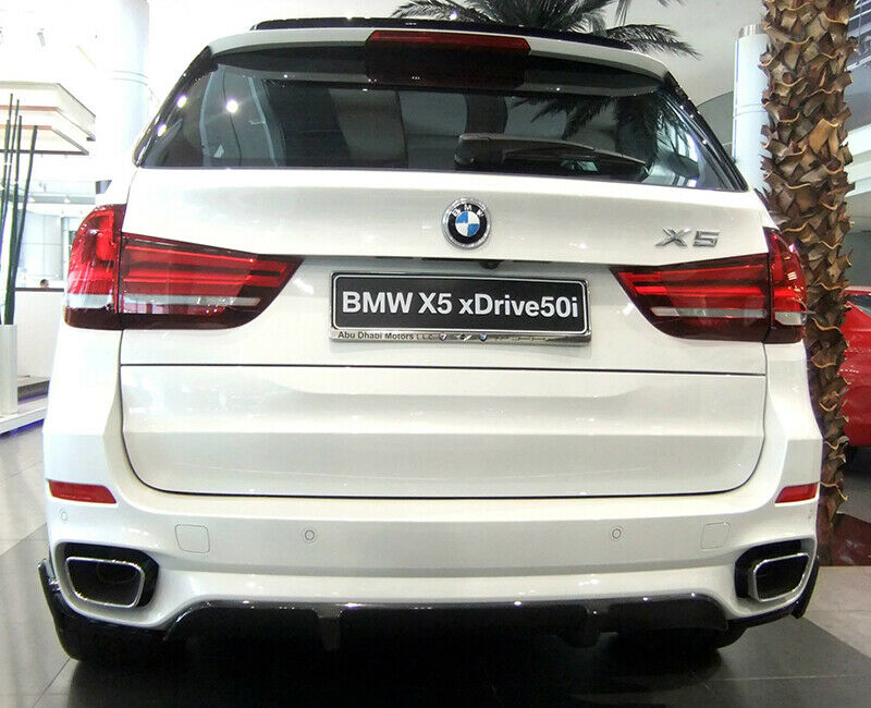 COPPIA TERMINALI DI SCARICO BMW X5 F15 DAL 2012 IN POI ACCIAIO INOX CROMATO .- AUTOELEGANCERICAMBI