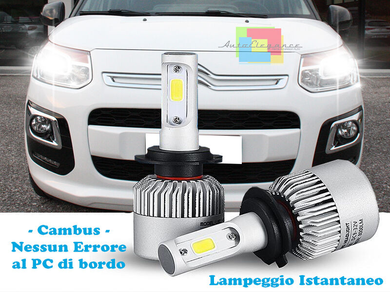 LED LOW BEAM LAMPS CITROEN C3 PICASSO 2009+ INSTANT 6000K CREE