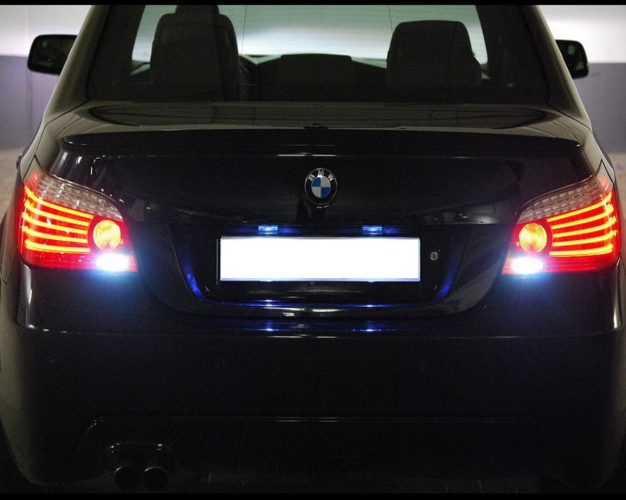 COPPIA LAMPADA RETROMARCIA LED P21W BA15S CANBUS 6000K NO ERROR RANGE ROVER 02+ AUTOELEGANCERICAMBI