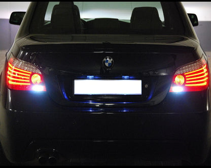 COPPIA LAMPADA RETROMARCIA LED P21W BA15S CANBUS 6000K NO ERROR RANGE ROVER 02+ AUTOELEGANCERICAMBI