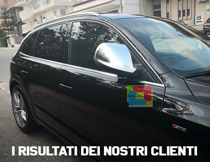 COPERTURE SATINATE SPECCHI - CALOTTE SPECCHIETTI SLINE PER AUDI Q5 8R 2008-2015 AUTOELEGANCERICAMBI
