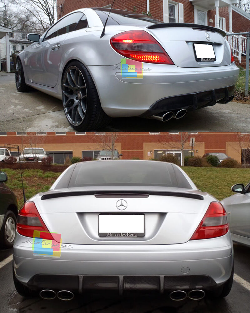 REAR HOOD SPOILER MERCEDES SLK R171 04-11 FOR AMG LOOK