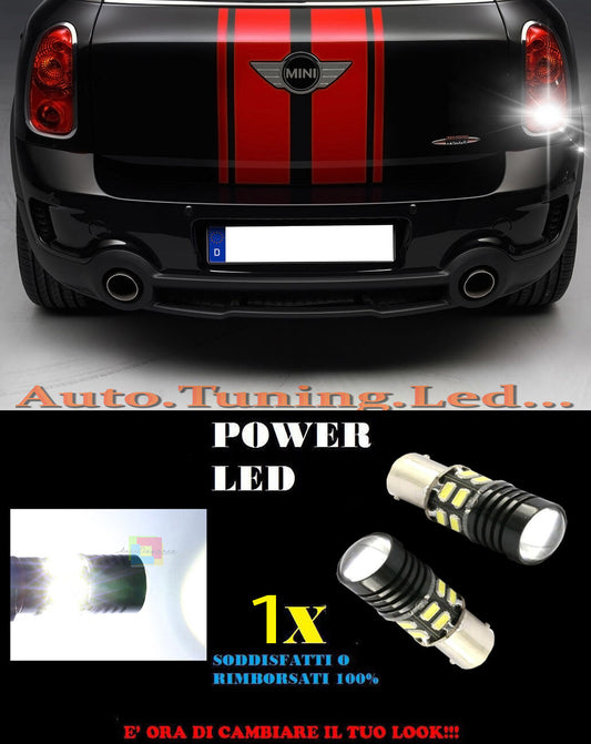 LAMPADA RETROMARCIA A LED P21W BA15 MINI COUNTRYMAN 6000K CANBUS NO ERROR