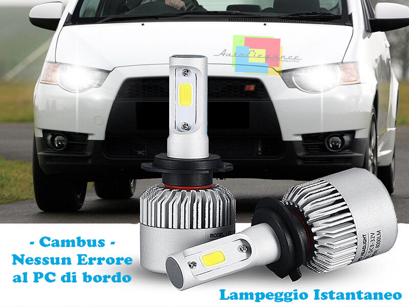 LAMPADE ABBAGLIANTI ANABBAGLIANTI LED MITSUBISHI COLT 2008+ ISTANTANEO CREE ---
