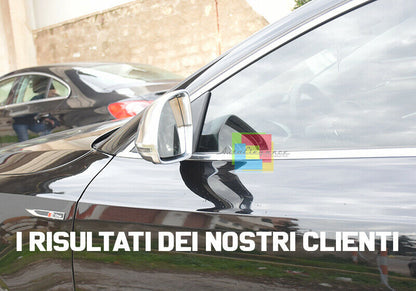 COPERTURE SATINATE SPECCHI AUDI S3 A3 8P 2008-5/2010 CALOTTE PER FRECCIA A LED AUTOELEGANCERICAMBI