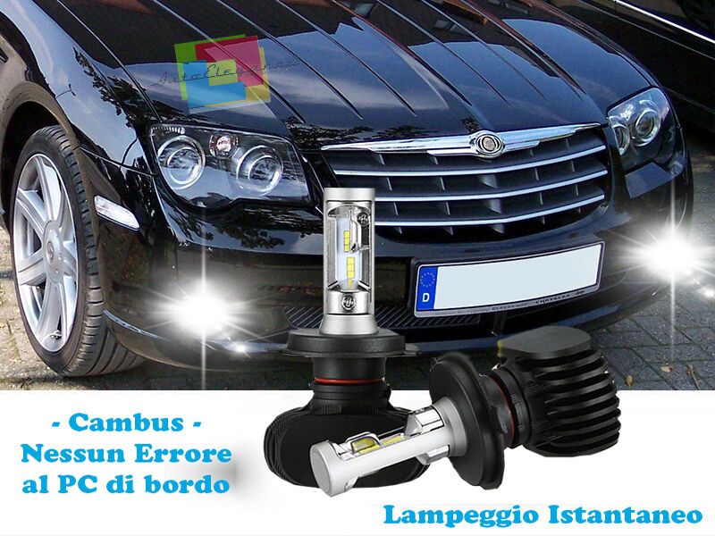 CHRYSLER CROSSFIRE 6000K CREE LED INSTANT FLASH FOG LIGHTS