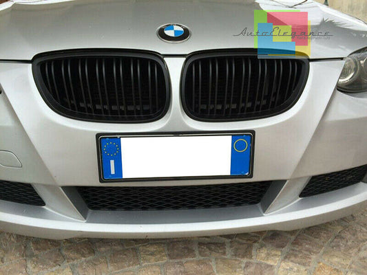 GRIGLIA ANTERIORE DOPPIA FASCIA NERA BMW SERIE 3 E92 E93 COUPE CABRIO - LOOK M3