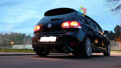 NON ADATTO PER GTI - VW GOLF 6 2008-2012 SPOILER SUL LUNOTTO POSTERIORE LOOK ABT