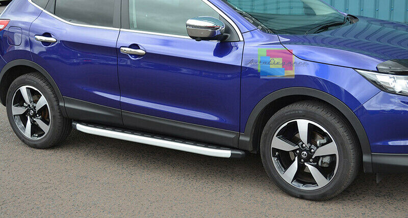 PEDANE LATERALI NISSAN QASHQAI II DAL 2014+ SOTTO PORTA ANTISCIVOLO .-.