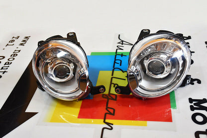 FARI ANTERIORI LENTICOLARI H7 PER FIAT 500 DAL 2007 + KIT XENON LED