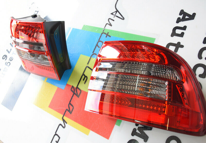 DARK LED REAR LIGHTS PORSCHE CAYENNE 2002-2007 SPORTY LOOK LIGHTS .-