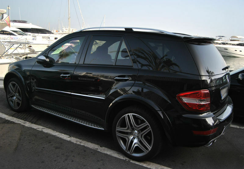 REAR AMG LOOK WING MERCEDES ML W164 2005-2011 ROOF SPOILER