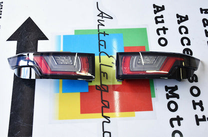 LIGHTBAR LED REAR LIGHTS RANGE ROVER EVOQUE 2011+ BLACK SMOKED DYNAMIC TAIL LIGHTS
