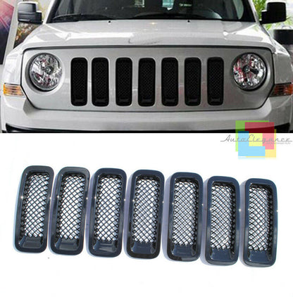 FRONT GRILLES JEEP PATRIOT 2011-2015 BLACK EDITION GRILLES