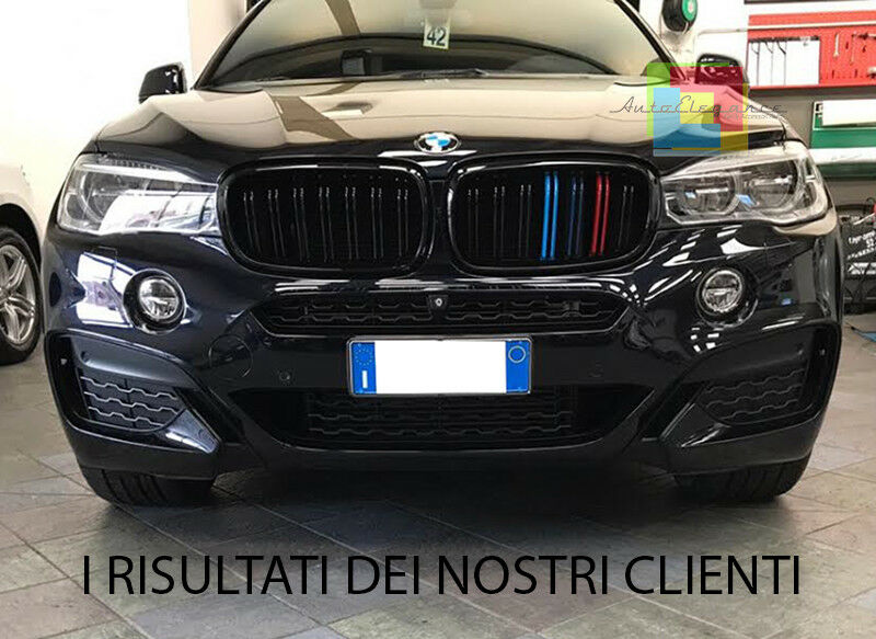 FRONT GRILLES BMW X5 F15 2014+ DOUBLE M-STRIPE GRILLE - MASK