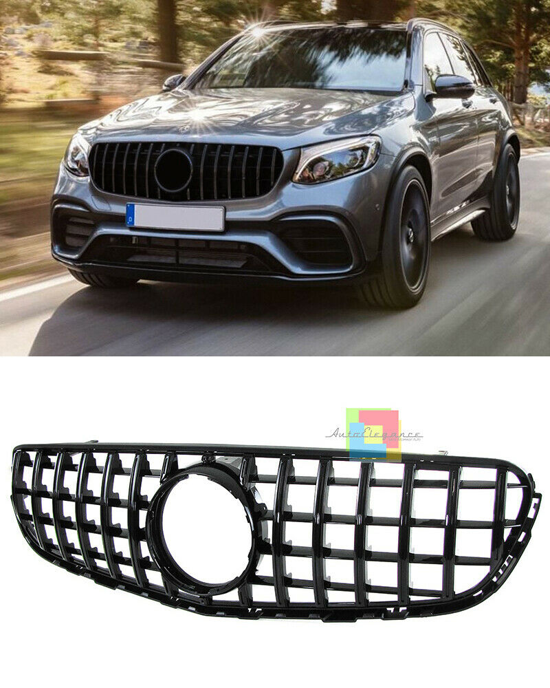 GRIGLIA ANTERIORE MERCEDES GLC C253 X253 DAL 2015+ CALANDRA BLACK EDITION