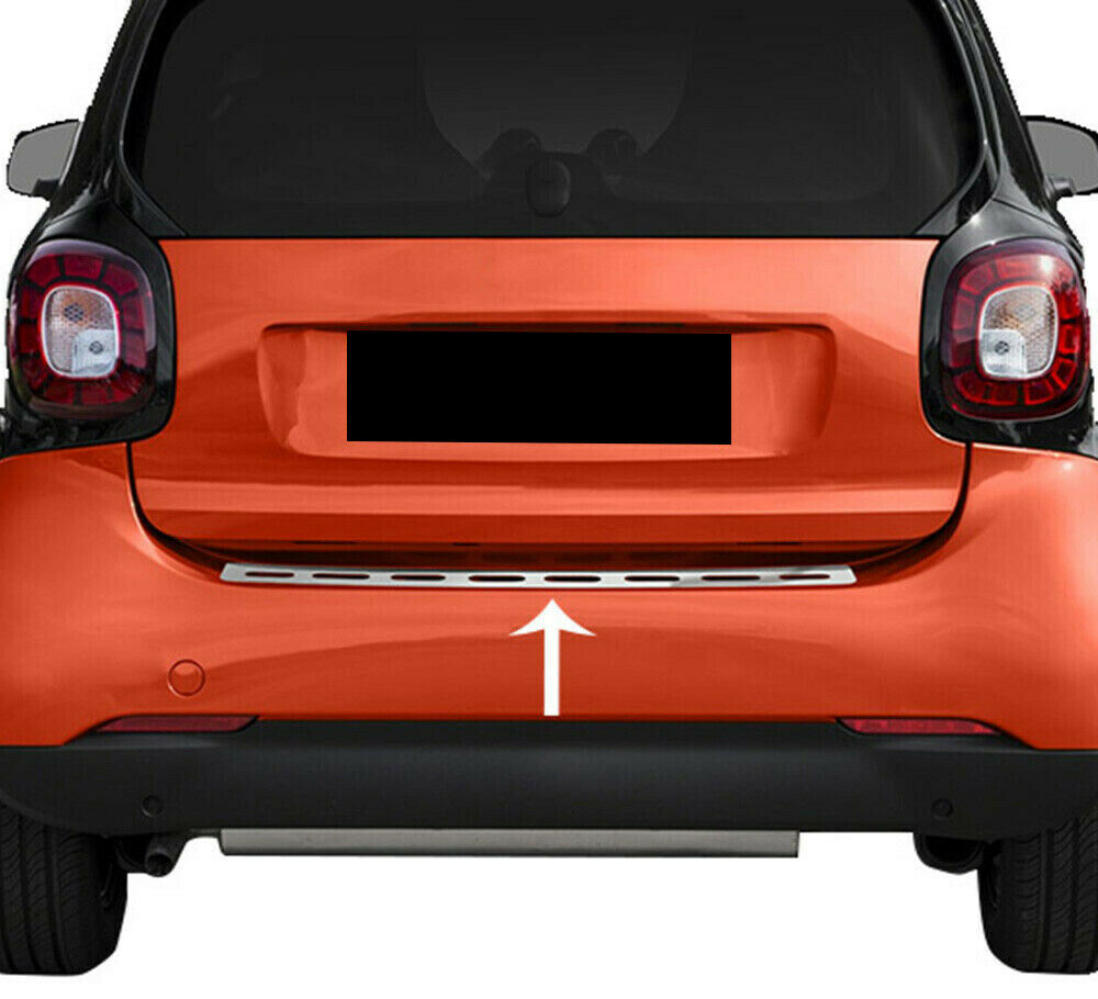PIASTRA CROMATA PORTELLONE COFANO POSTERIORE SMART FORFOUR 453 2014+ INOX