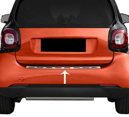 PIASTRA CROMATA PORTELLONE COFANO POSTERIORE SMART FORFOUR 453 2014+ INOX