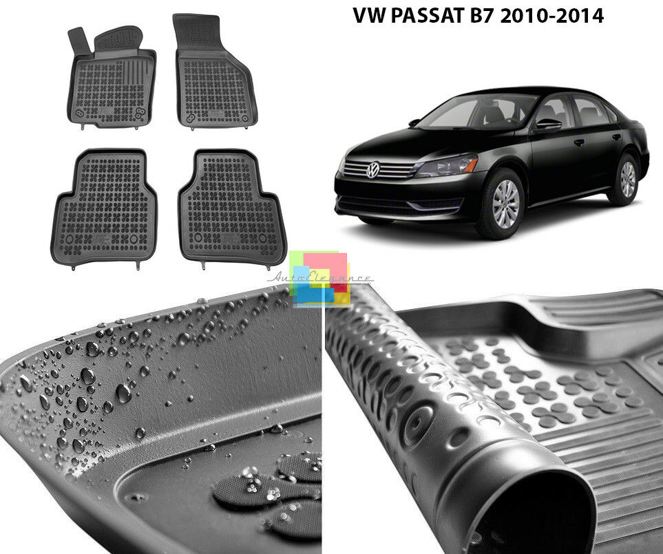 VW PASSAT B7 2010-2014 TAPPETINI AUTO IN GOMMA - TAPPETI TOP QUALITA -1-