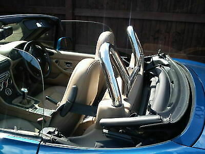 ROLL BAR CROMATO - BMW Z3 E36 ROADSTER 1995 AL 2003 TUBOLARE INOX SUPER DESIGN