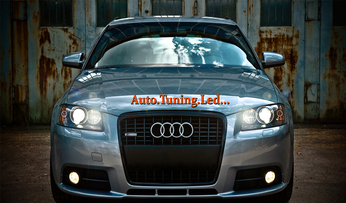 2012+ Audi A3 8V LUCI DIURNE LED PW24W COPPIA NO ERROR EFFETTO XENON AUTOELEGANCERICAMBI