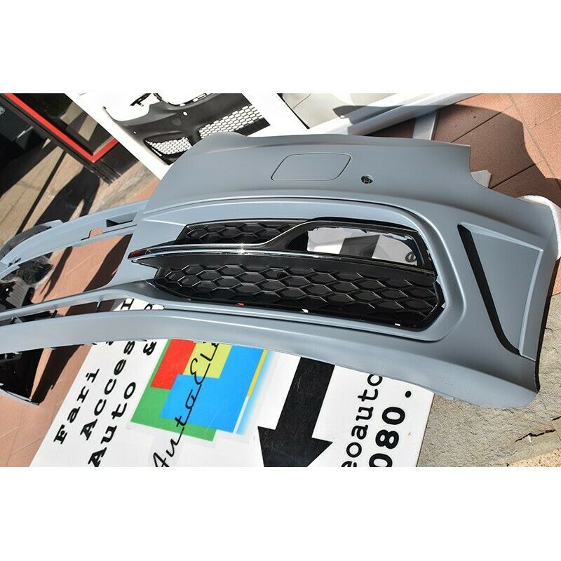 PARAURTI SLINE CON GRIGLIE FENDINEBBIA AUDI A3 8V 2012-2016 BERLINA SPORTBACK