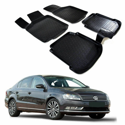 VW PASSAT 3C B7 2010-2014 TAPPETINI AUTO IN GOMMA - TAPPETI TOP QUALITA -1