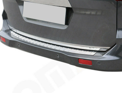 PIASTRA CROMATA PORTELLONE COFANO POSTERIORE FORD TOURNEO TRANSIT COURIER INOX