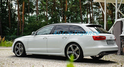 AUDI A6 C7 4G AVANT SPOILER POSTERIORE ALETTONE SUL TETTO ALETTONE LOOK RS6 AUTOELEGANCERICAMBI