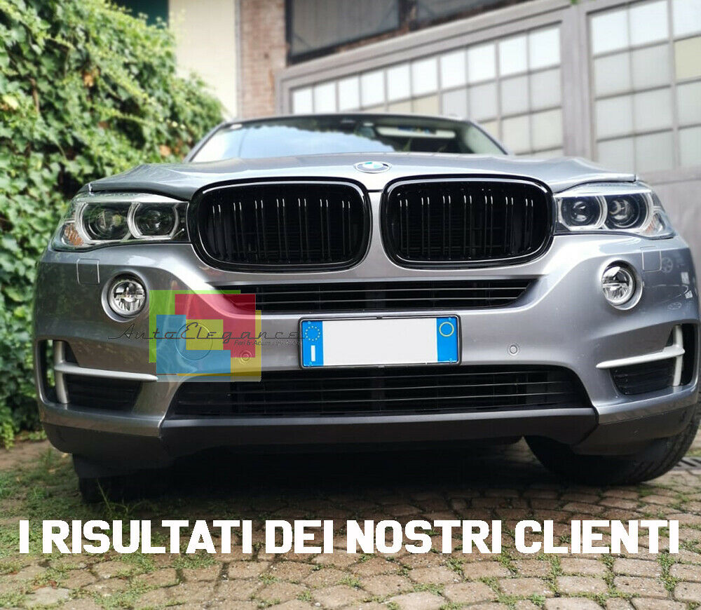 BMW X5 F15 DAL 2014+ MACHERINE NERE DOPPIA STRISCIA LOOK M - GRIGLIE ANTERIORI - AUTOELEGANCERICAMBI