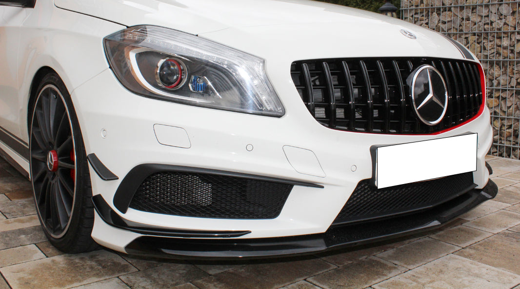 GRIGLIA ANTERIORE NERO LUCIDO - MERCEDES CLASSE A W176 2012-2015 CALANDRA AMG