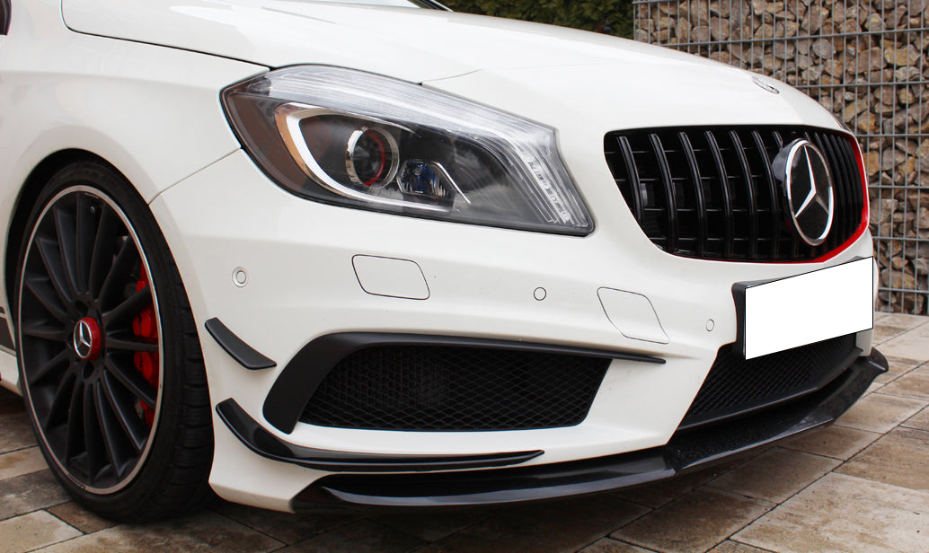 GRIGLIA ANTERIORE NERO LUCIDO - MERCEDES CLASSE A W176 2012-2015 CALANDRA AMG