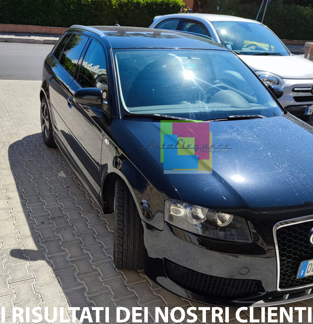 MINIGONNE LATERALI AUDI A3 8P 2005-2012 SPORTBACK LOOK S-LINE S3 SOLO 5 PORTE