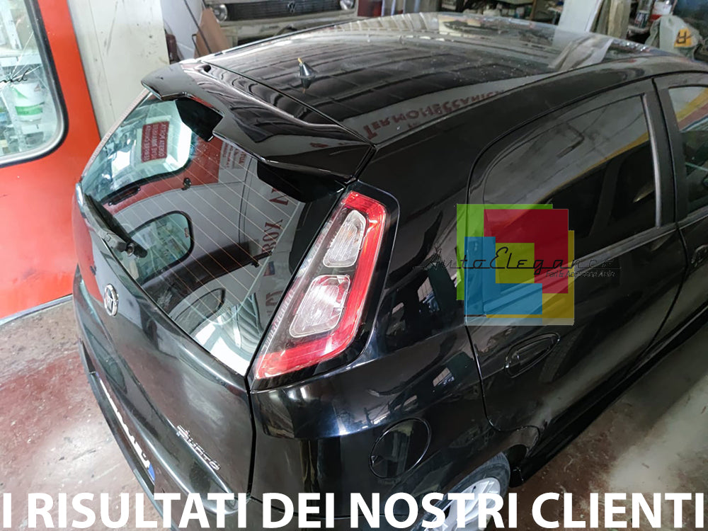 FIAT PUNTO EVO GRANDE PUNTO SPOILER TETTO SPORTIVO ALETTONE DESIGN SPORT